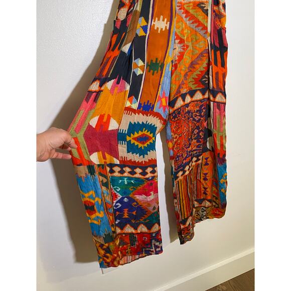 Anthropologie outfit set Lively Abstract Pant Set Ranna Gill SZ XS - Picture 8 of 14